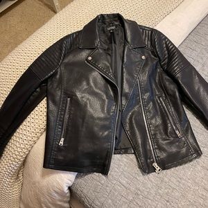 Topshop leather jacket
